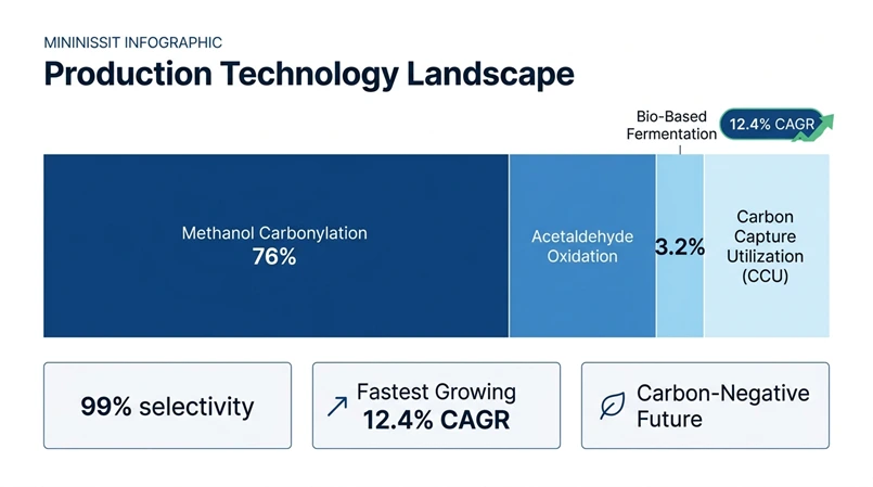 Acetic Acid Market Production Technology Landscape